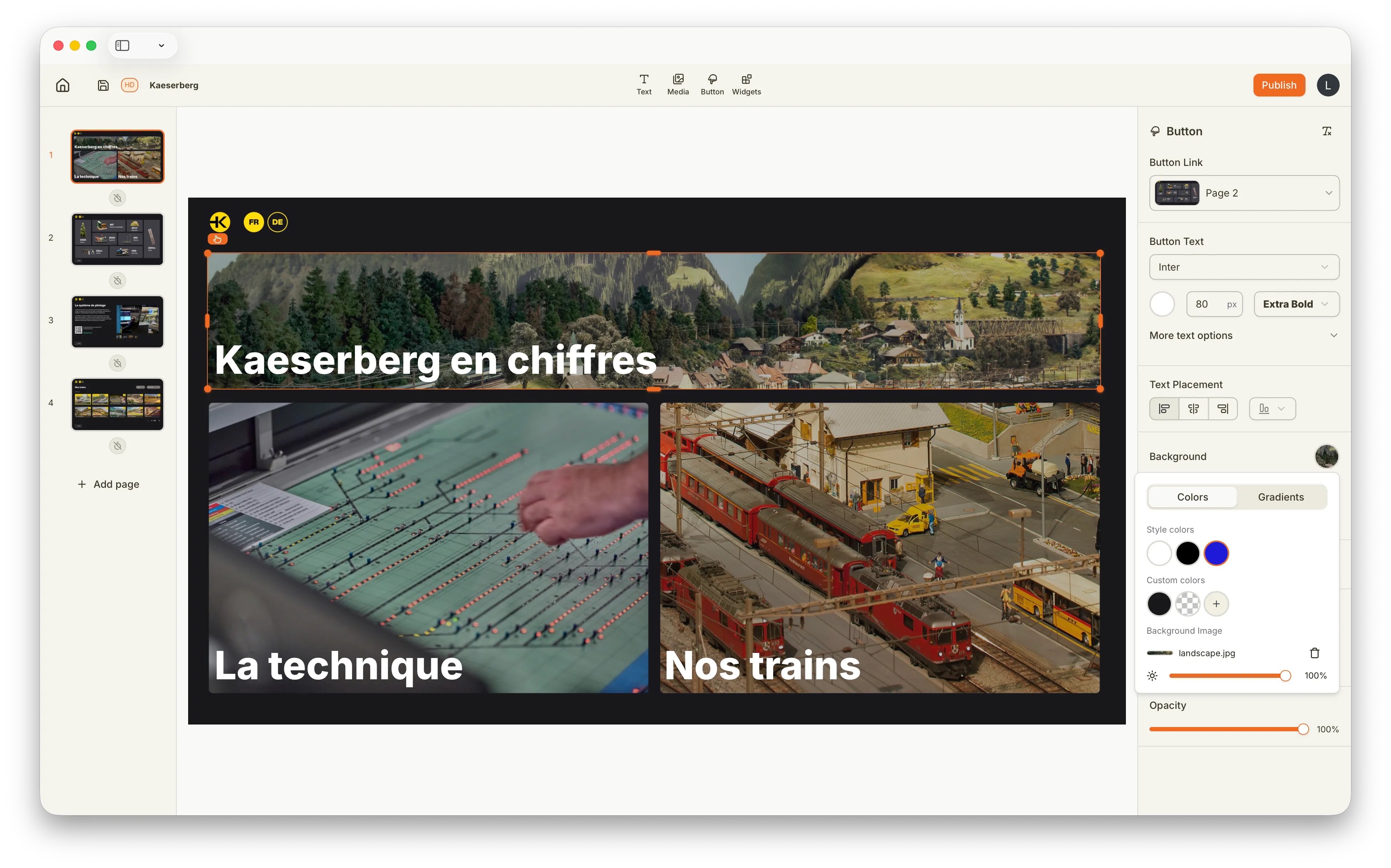 Add buttons for interactivity